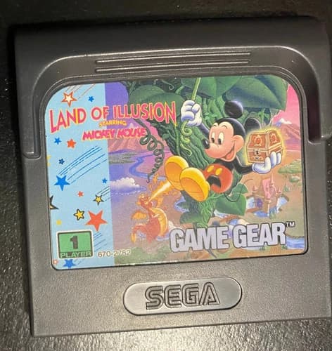 Land of Illusion Starring Mickey Mouse - Sega Game Gear - Good Condition