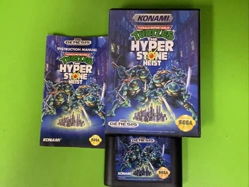 Teenage Mutant Ninja Turtles: The Hyperstone Heist (Genesis, 1992) Cib Manual