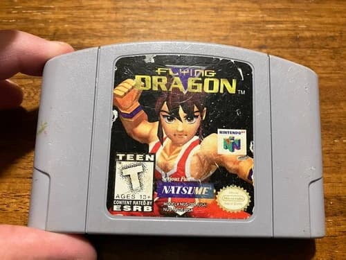 Flying Dragon Game Nintendo 64 N64 Authentic (Cartridge Only) - Tested & Works