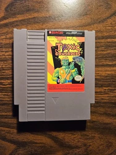 NES Toxic Crusaders (Nintendo Entertainment System) Tested Works Cart Only