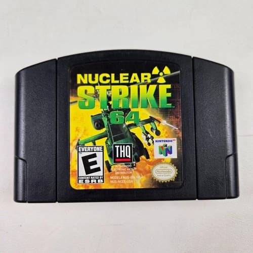 Nuclear Strike 64 (Nintendo 64, 1999) N64 Cartridge Only Tested & Working