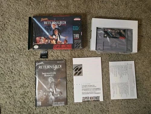 Super Star Wars Return of the Jedi, Complete in Box (CIB) Tested and Works, SNES