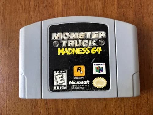 Monster Truck Madness 64 (Nintendo 64, N64 1999) Authentic Cartridge Only TESTED