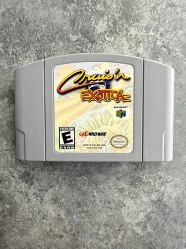 Cruis'n Exotica Nintendo 64 N64 2000 Authentic Cartridge Only Tested And Works