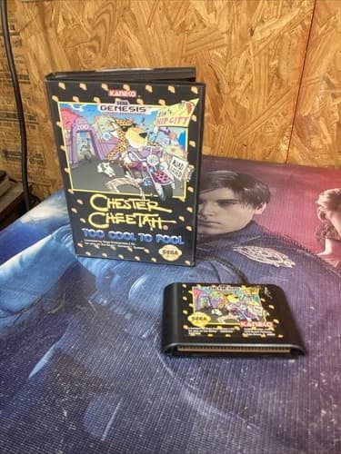 Chester Cheetah Too Cool To Fool for Sega Genesis System *TESTED & AUTHENTIC*