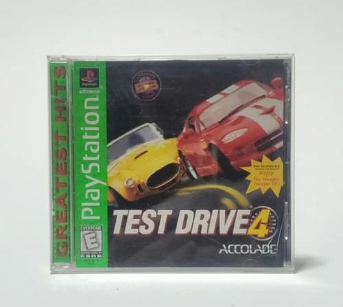 Test Drive 4 by Accolade - Sony PlayStation 1 Greatest Hits (1997)