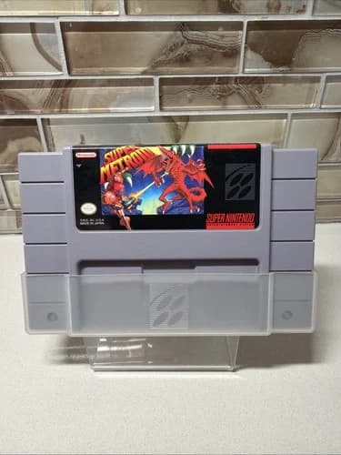 Super Metroid SNES Authentic - Battery Saves Tested & Working - 1994 Board Pics