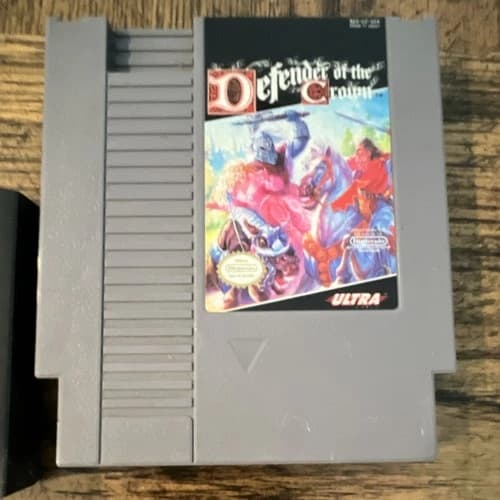 Ultra Defender of the Crown Nintendo NES Game Cartridge NTSC-U/C US/Canada