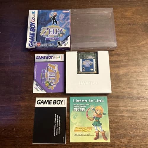 The Legend of Zelda: Oracle of Ages (Nintendo Game Boy Color) Complete Authentic