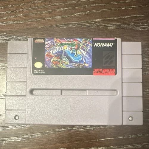 Teenage Mutant Ninja Turtles 4:Turtles in Time - Super Nintendo/SNES - authentic