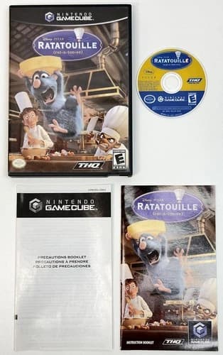 Ratatouille (Nintendo GameCube, 2007) COMPLETE! CIB! FREE SHIPPING!