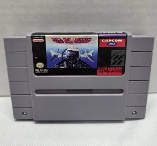 UN Squadron SNES Super Nintendo Authentic Game Cartridge