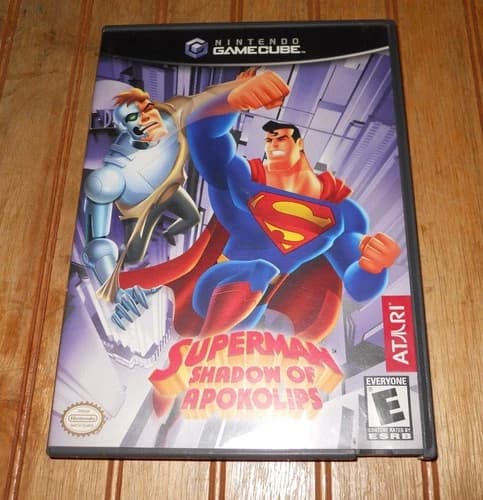 Superman Shadow Of Apokolips Nintendo Gamecube Complete in Case