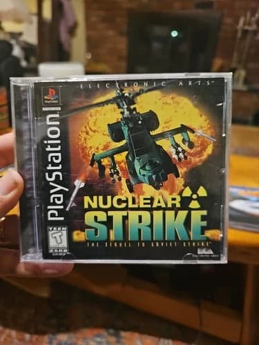 Nuclear Strike (Sony PlayStation 1, 1997) CIB With Manual
