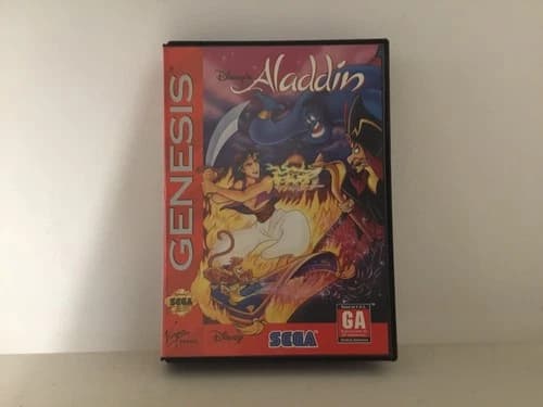 Disney's Aladdin (Sega Genesis, 1993) Complete With Manual