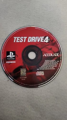 Test Drive 4 (Sony PlayStation 1, 1997, PS1) DISC ONLY | NO TRACKING |