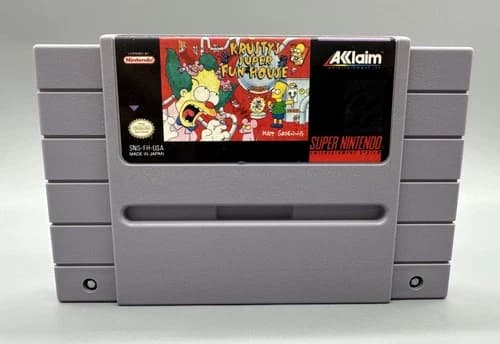 Krusty's Super Fun House (Super Nintendo Entertainment System, 1992)
