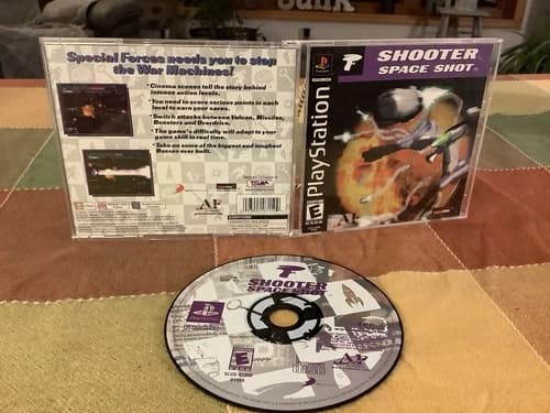 Shooter Space Shot PlayStation 1 2001 Used PS1 Fun Video Game Free USA Shipping