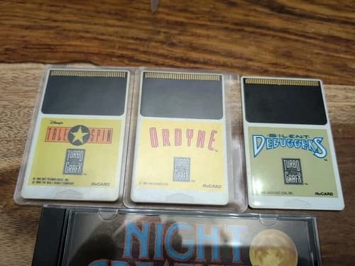 Night Creatures, Silent Debuggers, Tale Spin, Ordyne - Turbografx-16 - TG16