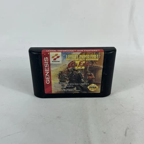 Lethal Enforcers II 2: Gun Fighters (Sega Genesis) Cartridge Only Authentic