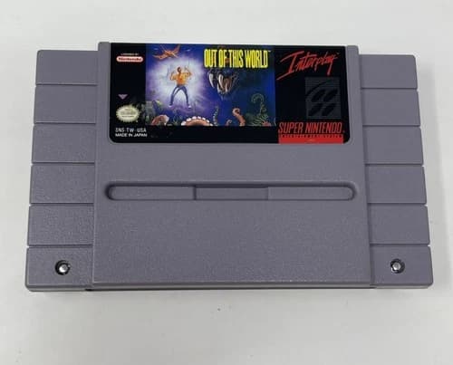 Out of This World | Super Nintendo SNES Authentic Cartridge