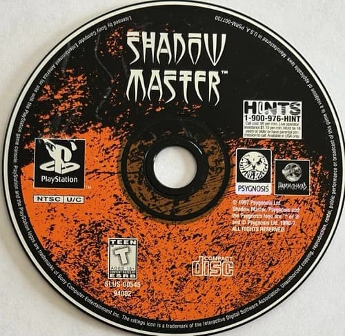 Shadow Master (Sony PlayStation 1, PS1) DISC ONLY | NO TRACKING | M1786