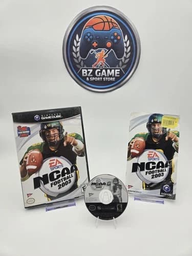 NCAA Football 2003 Nintendo GameCube CIB Complete in Box Tested