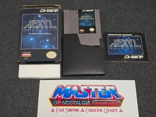 NES Nintendo XEXYZ Complete CIB Box Game Hudson Soft Rare
