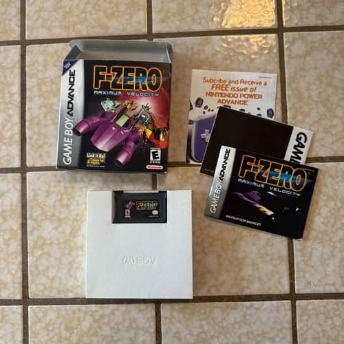 F-ZERO: MAXIMUM VELOCITY - Nintendo Game Boy Advance, GBA, CIB