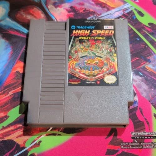 High Speed - Pinball - Nintendo NES - 1991 Tested Working Cartridge Only