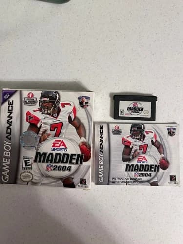 Madden NFL 2004 GBA Game Boy Advance Complete CIB Nice Condition!