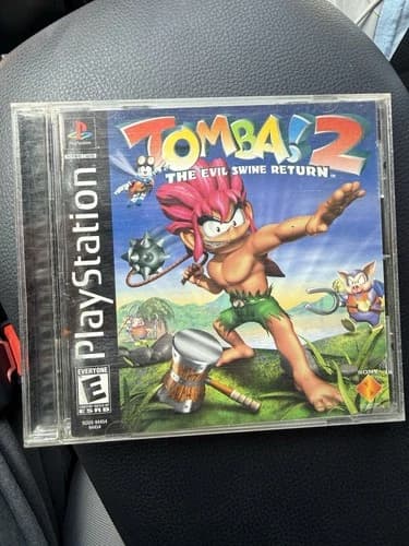 Tomba! 2 The Evil Swine Return PS1 Playstation Complete Tested Works Black Label