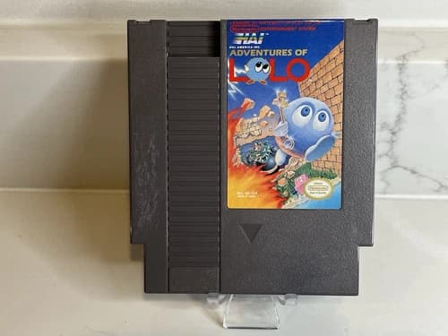 The Adventures of Lolo - 1989 NES Nintendo Game - Cart Only - TESTED!