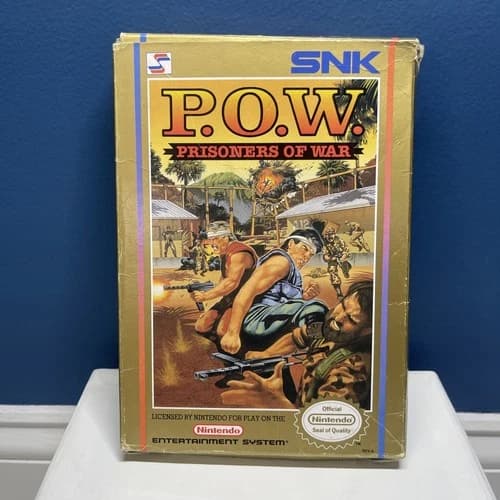 Nes CIB P.O.W.: Prisoners of War Nintendo Entertainment System POW In Box Manual