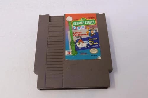 Sesame Street ABC Video Game Nintendo Entertainment System