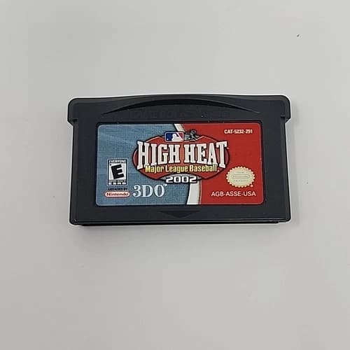 High Heat Major League Baseball 2002 GameBoy Advance Cart Only AD Tested