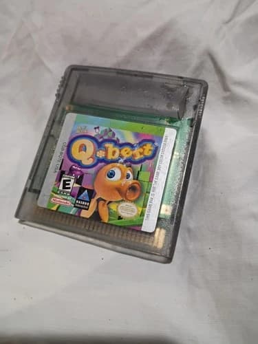 Q*bert Nintendo Gameboy Color Cartridge Authentic Tested Qbert Game Boy