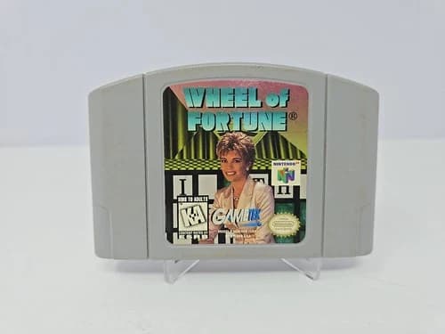 Wheel of Fortune (Nintendo 64, N64, 1997) - Authentic - Tested