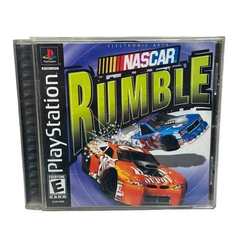 NASCAR Rumble (Sony PlayStation 1, 2000) Complete and Tested