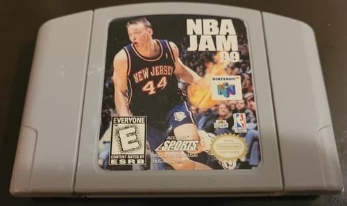 N64 NBA JAM 99 Nintendo 64 Original Game Cartridge Tested & Works