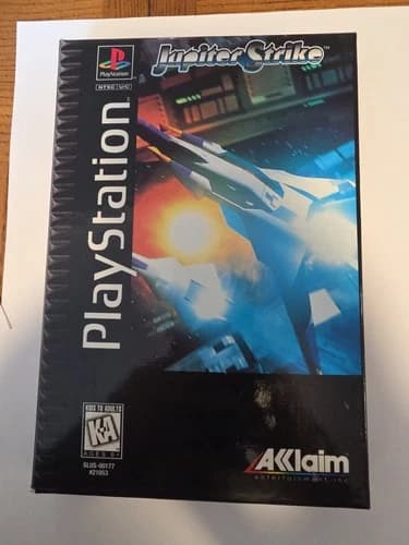 Jupiter Strike (Sony PlayStation 1, 1995) PS1 Long Box Complete CIB W/ Reg