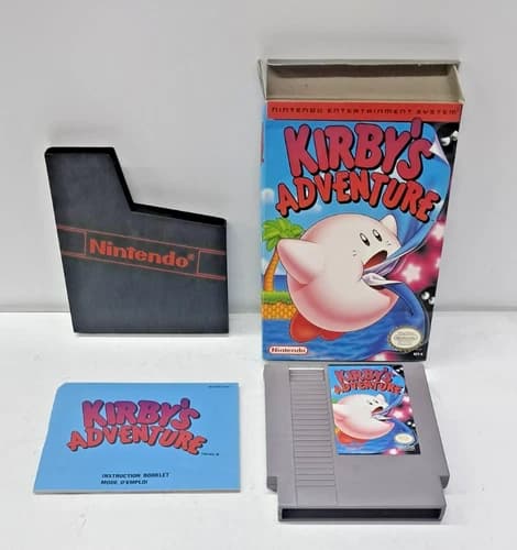 Nintendo NES Kirby's Adventure CIB: Box,Cart,Manual