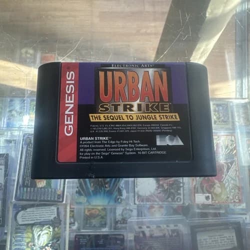Urban Strike The Sequel to Jungle Strike Sega Genesis Cartridge Only