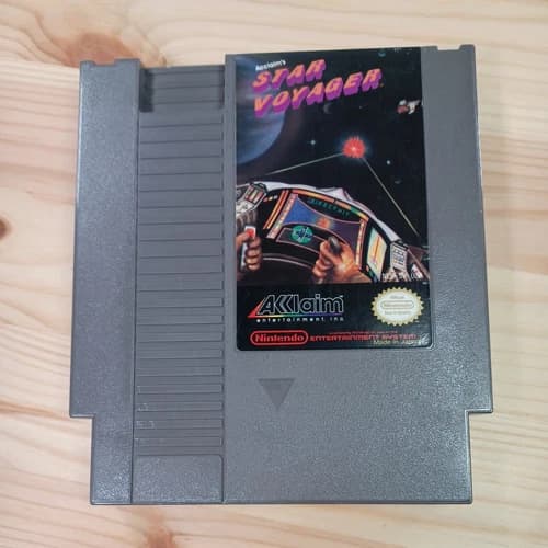 Star Voyager (Nintendo, 1987) NES Vintage Retro Authentic Video Game Cleaned