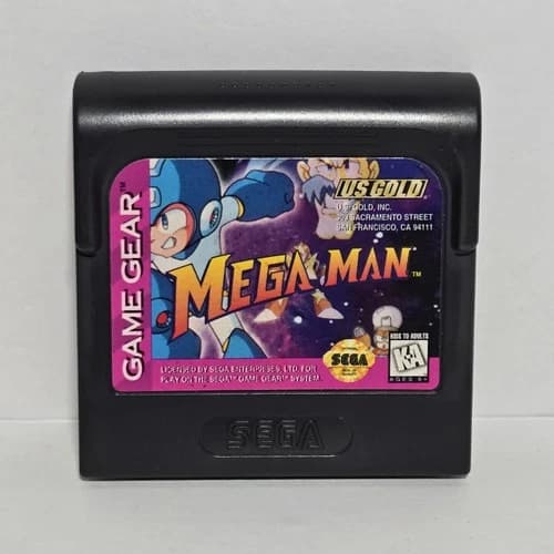Mega Man Gold Authentic Tested (Sega Game Gear, 1995)
