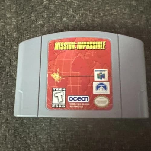 Mission: Impossible (Nintendo 64, 1998) N64 Authentic Cart – Tested