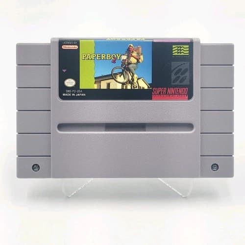 SNES PAPERBOY 2 Authentic Super Nintendo SNES Cartridge Authentic - Tested