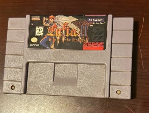 AUTHENTIC SNES Natsume Lufia II: Rise of the Sinistrals TESTED AND WORKING