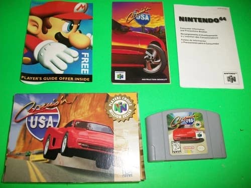 Cruis’n USA (Nintendo 64 N64, 1996) Complete CIB – Tested - Authentic