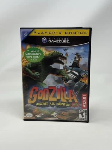 Godzilla Destroy All Monsters GameCube Complete CIB Pristine Disc Tested Atari